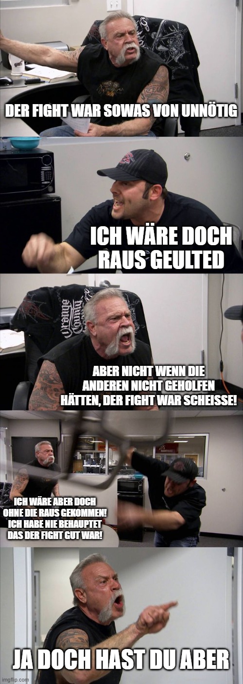 Der Fight war gut